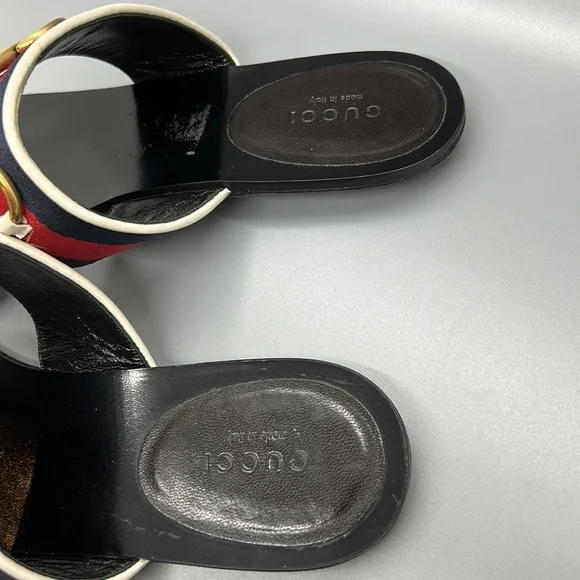 Gucci Horse-bit sandals. Size 40 - Picture 4 of 12